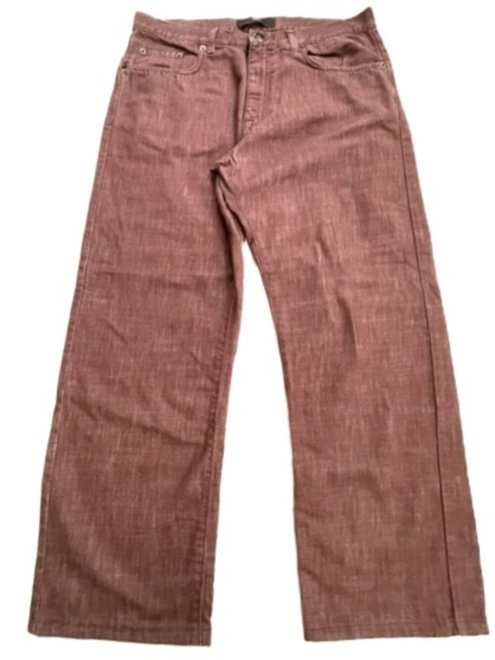 Z Zegna Men's Classic Fit Regular-Rise 75GNC2 Jeans, Red Burgundy, Size 36